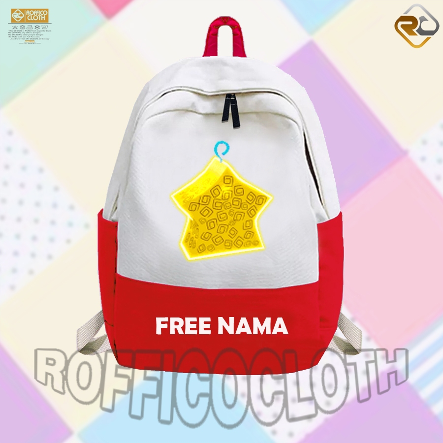 TAS RANSEL ANAK TAS SEKOLAH ANAK KARAKTER ROBLOX blox fruit light awakening FREE CETAK NAMA - ROFFIC