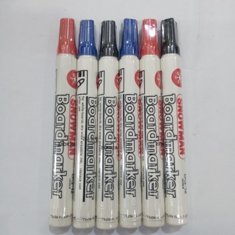 

Spidol Snowman Boardmarker BG-12. Spidol Boardmarker. Spidol Papan Tulis