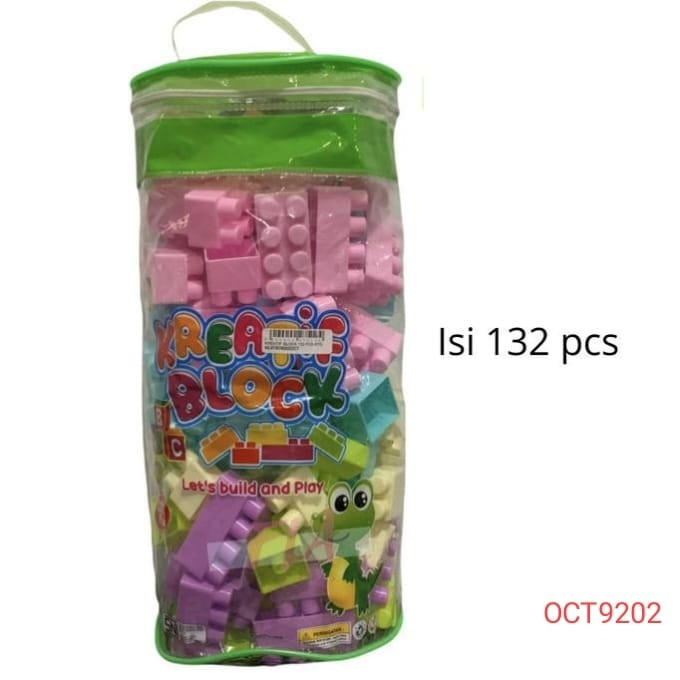 MAINAN BLOCK KREATIF ISI 132PCS OCT9202