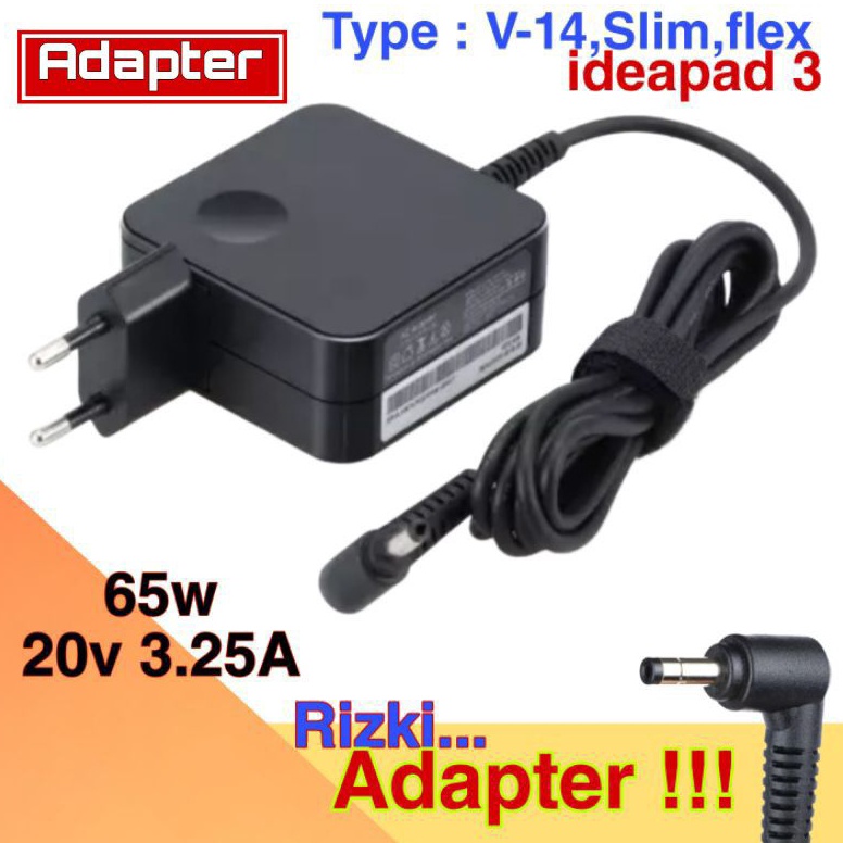 Barang Pilihan harger Laptp Llen 2v  325A Type V14 V14IWL V14IIL V14IKB V14AA V14ARE V14IGL V15 V15I