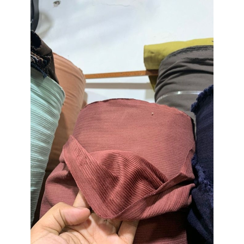 [HARGA 0.5M] BAHAN CORDUROY / KAIN CORDUROY METERAN IMPORT