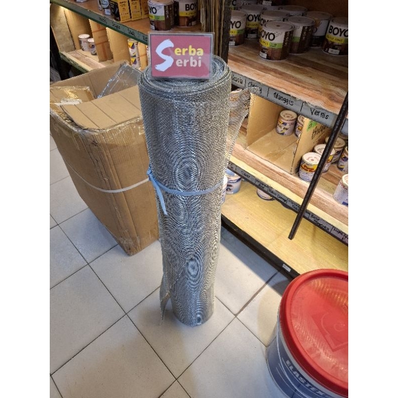 (/METER LEBAR 90CM KAWAT AYAK) Jaring logam penyaring material
