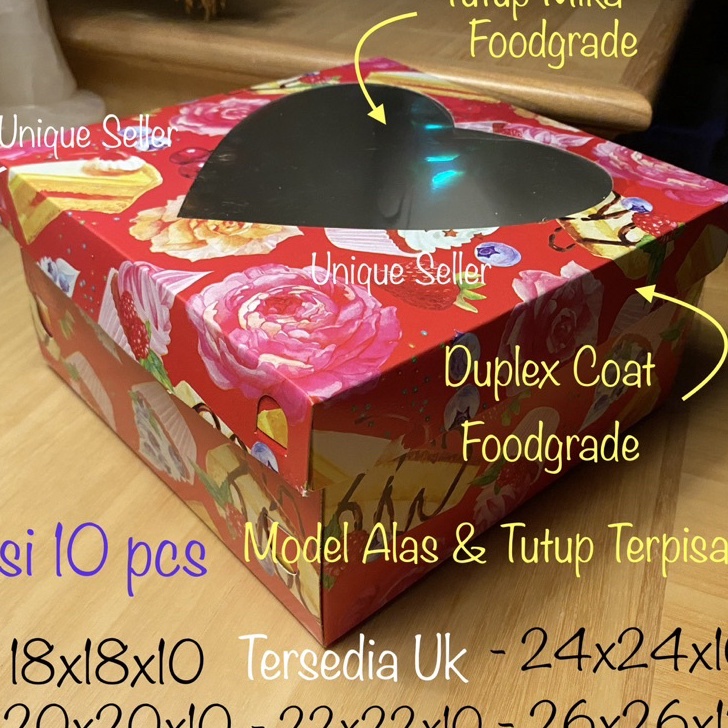 

Diskon Spesial Isi1 Dus Kue Tart TUTUP HATI 18x18x1 2x2x1 22x22x1 24x24x1 26x26x12 Dus Box Kotak Lamaran Tutup Hati Uk 18 2 22 24 26 cm Dus Box Kotak Hampers 18x18 2x2 22x22 24x24 26x26 x 12 cm Dus Box Merah Tutup Hati Uk 18 2 22 24 26