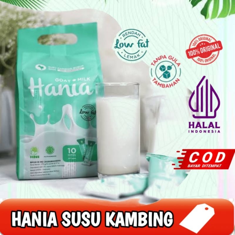 

HANIA SUSU KAMBING FULL CREAM HNI HPAI