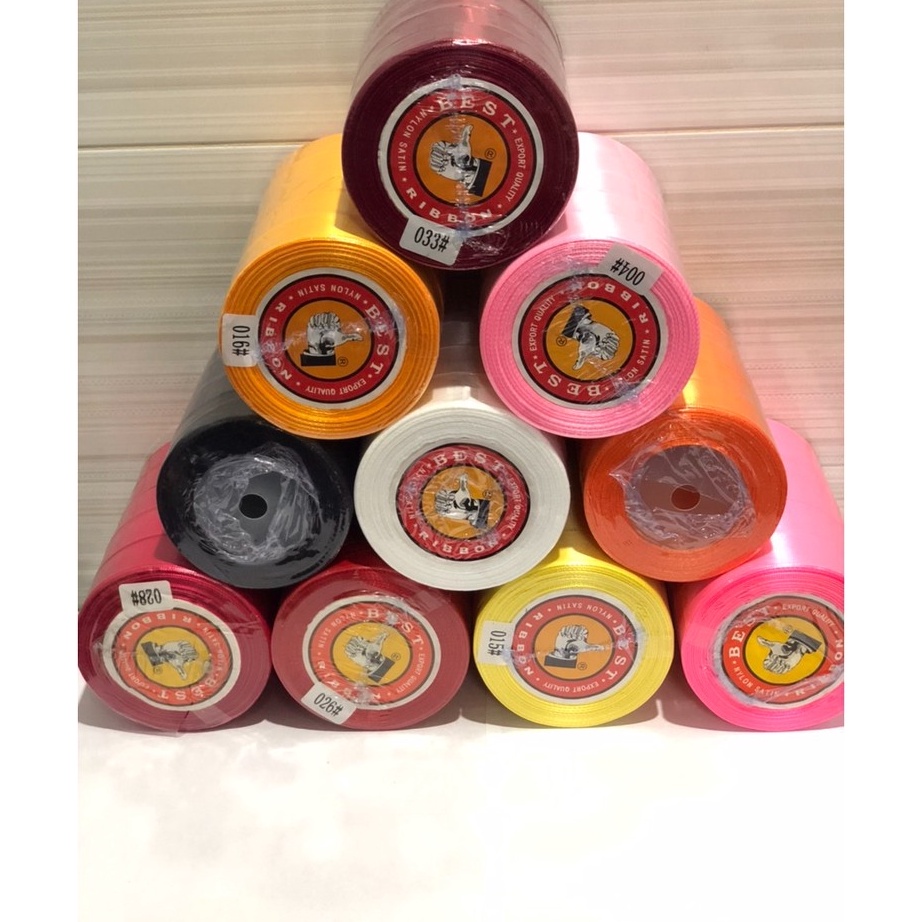 

Promo Hemat Pita satin 1 Pita bahan 25 cm isi 5 roll Satin Ribbon