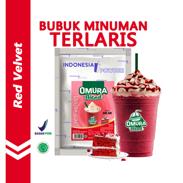 

Bubuk Minuman Premium Rasa Red Velvet 500 Gr (Mix Gula)