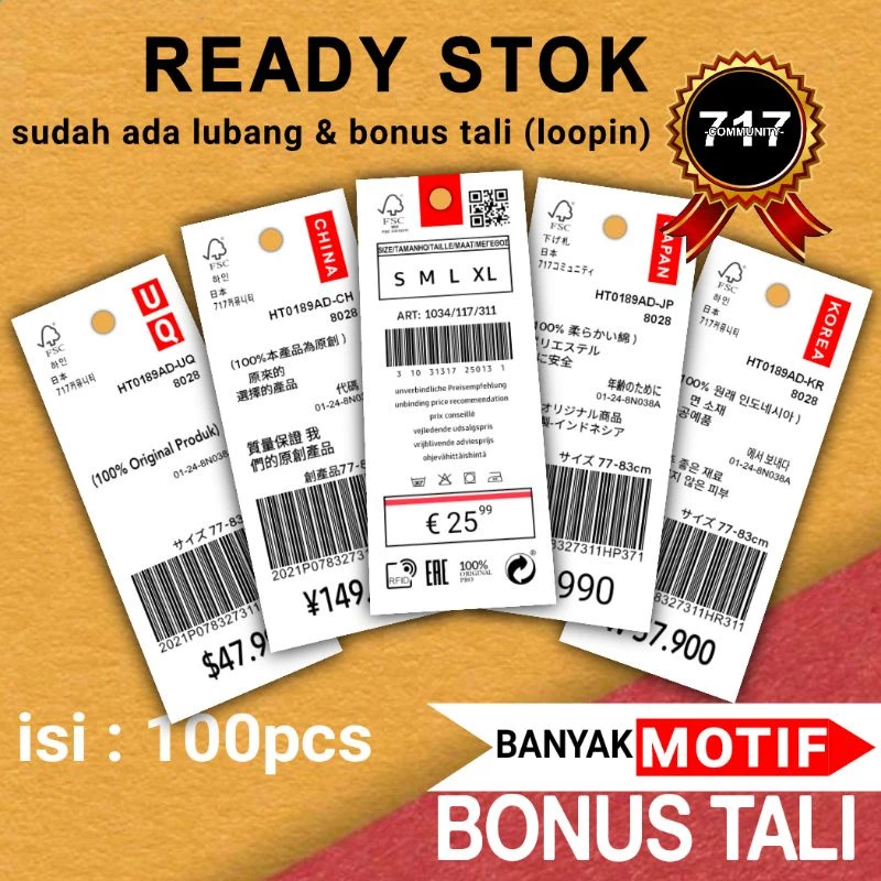 

Hang tag price label baju hang tag baju label merek tag gantungan label kertas label baju import label nama produk label pakaian label kaos import
