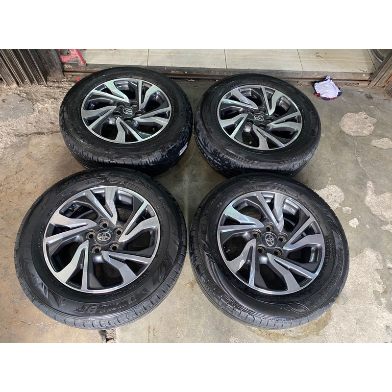 velg mobil bekas inova Ribon ring 16x6 lubang 5x114 seken bekas murah plus ban