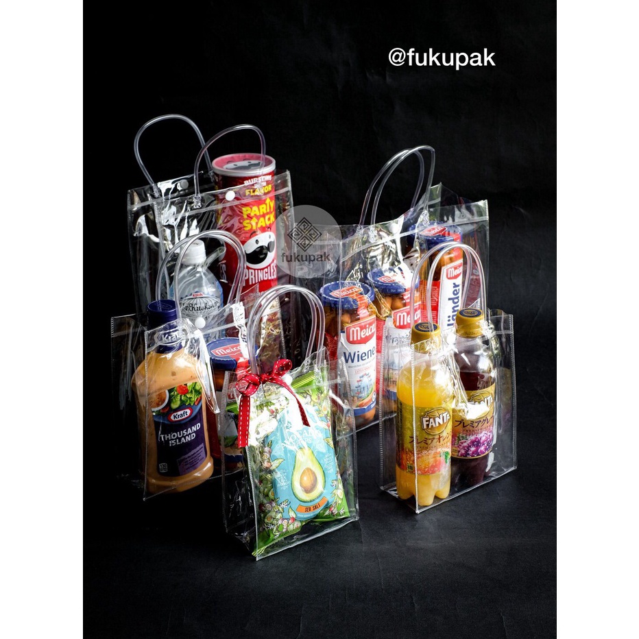 

Sale Gila Tas Mika Kancing 1 pcs Tas mika transparan PREMIUM hamper goodie bag