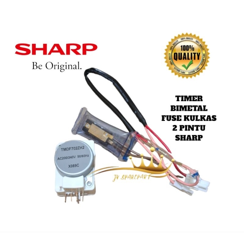 TIMER BIMETAL FUSE KULKAS 2 PINTU SHARP