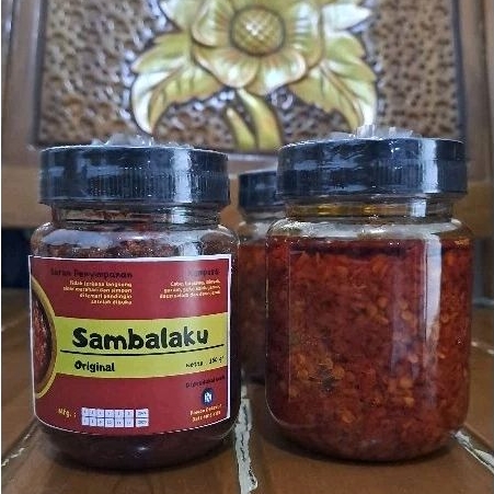 

Sambalaku Original. kombinasi 2 cabai premium pilihan. 150gr