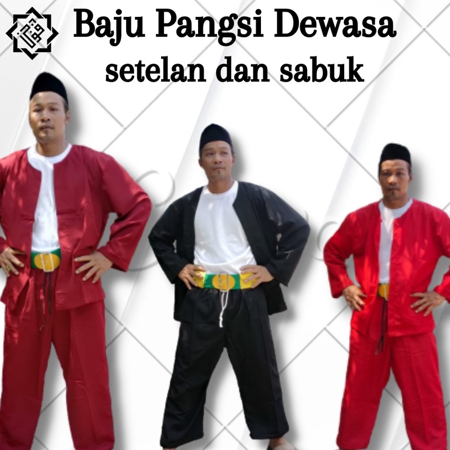 COD Baju Pangsi Dewasa Baju Pangsi Dewasa Sunda Baju Pangsi Dewasa Jumbo Baju Pangsi Dewasa Betawi B