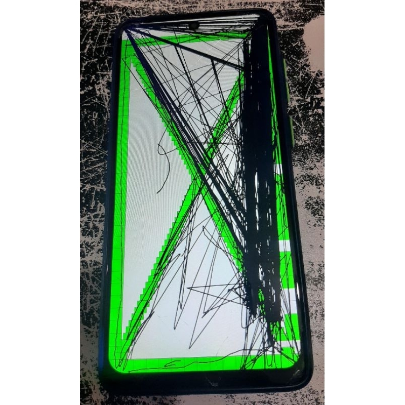 Frame ori copotan bonus lcd samsung A71