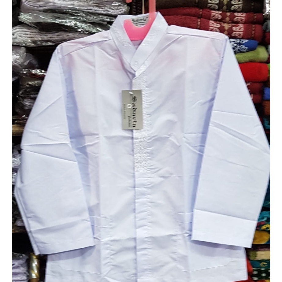 STOK SIAP COD BAJU KOKO ANAK SEKOLAH SD Lengan Panjang Putih