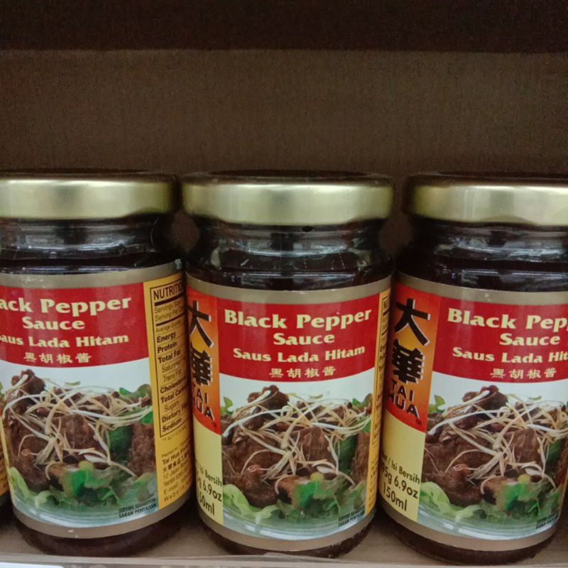 

TAI HUA BLACK PEPPER SAUCE 150ML