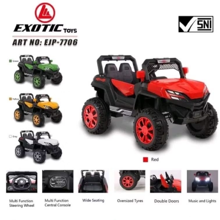 MOBIL ANAK AKI JEEP EXOTIC MOBIL AKI JEEP EXOTIC ANAK EJP 7705 7706 7714 7723 7738