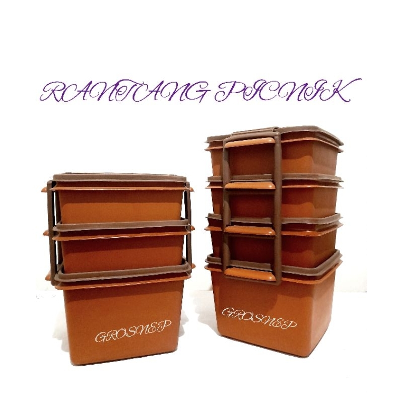 RANTANG PICNIK JUMBO SUSUN RANTANG SUSUN PALSTIK BAHAN TEBAL