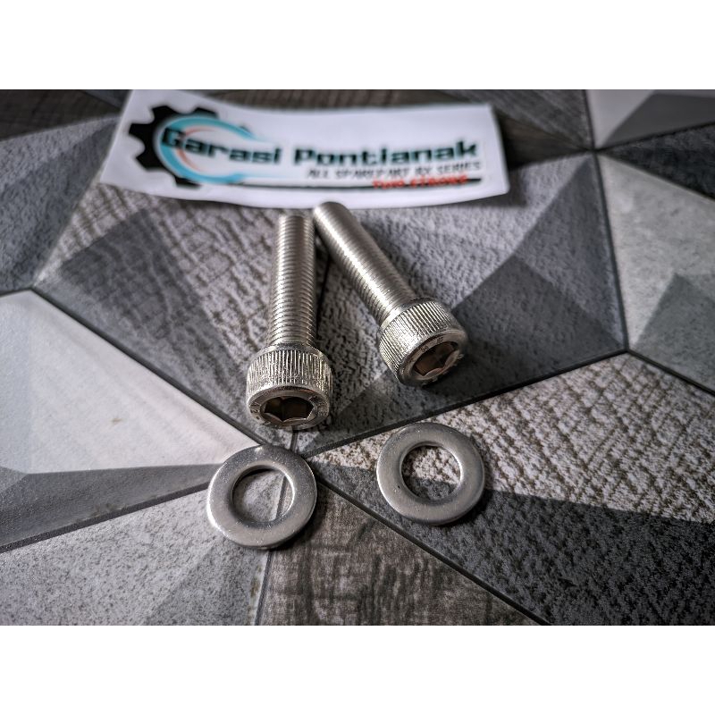 baut kaliper depan RX-King RX king L stanlis lengkap cincij