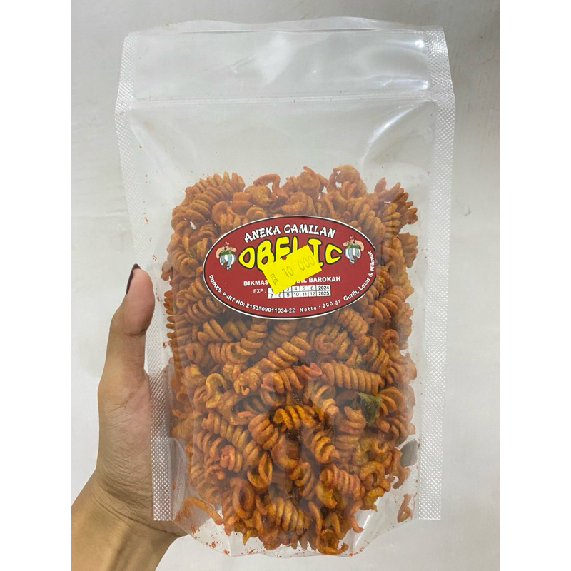 

Makaroni Spiral Pedas Daun Jeruk 200 Gram