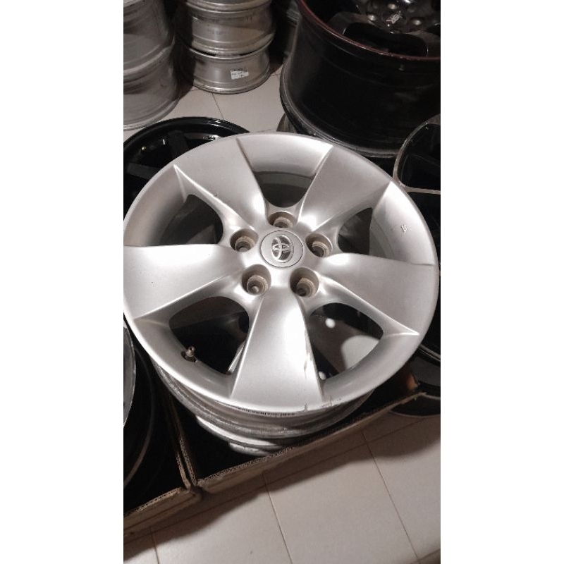 velg seken oem rush ring 16 baut 5x114,3 warna asli silver