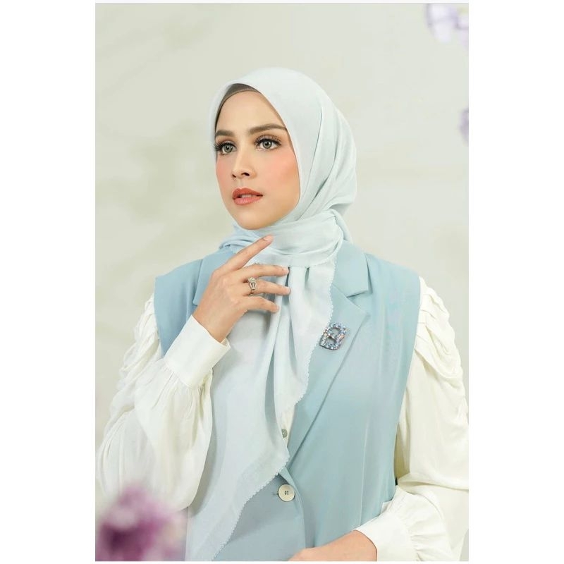 Buttonscarves New Today's scarf series cool grey jilbab polos