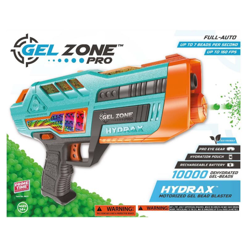 Gel zone pro hydrax gel bead blaster mainan pistol