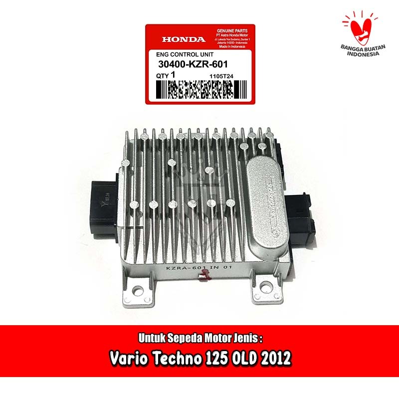 Ecu Ecm Cdi 30400-KZR-601 Honda Vario Techno 125 Old Bohlam 2012