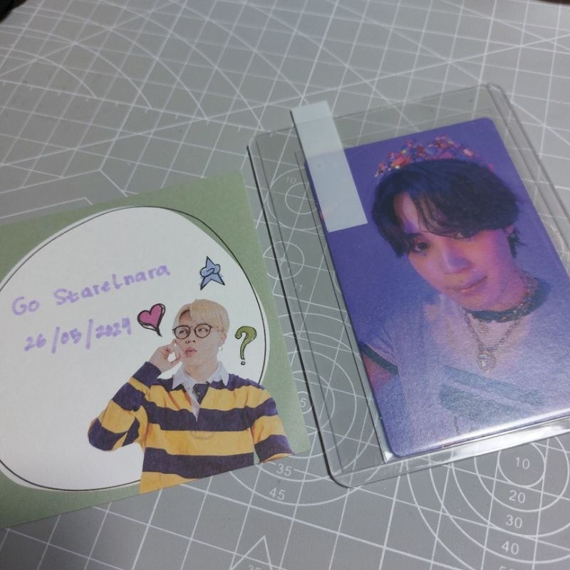 bts photocard official jimin photobook me myself pc rpc crown