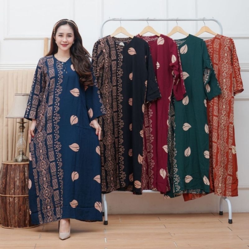 100 Ribu 3 Daster Lengan Panjang Busui Kancing Depan || Daster Ibu Ibu Terbaru Kekinian || Daster Ib
