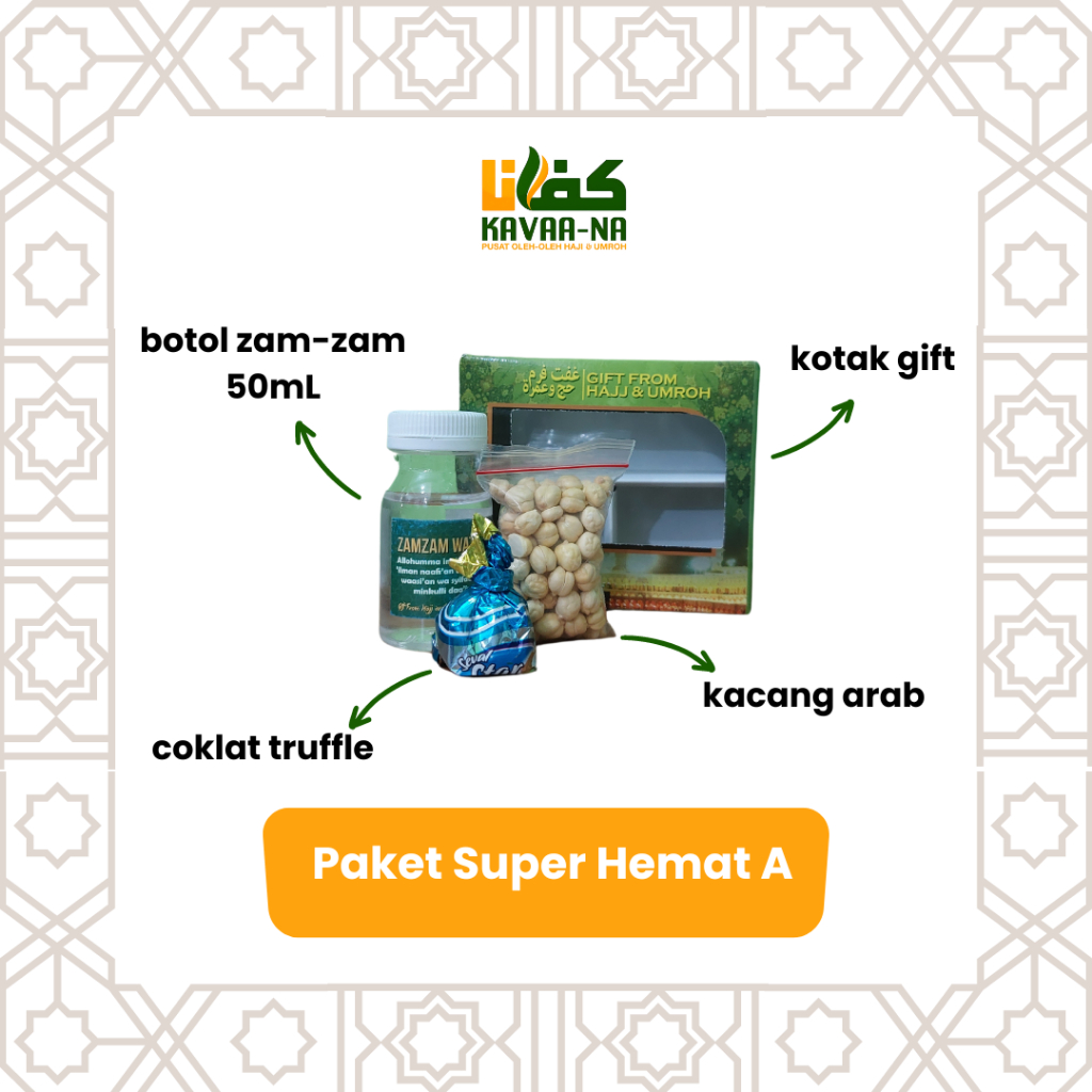 

Kavaana Paket Super Hemat / Oleh Oleh Haji dan Umroh / Oleh Oleh Haji Paket / Paket Oleh Oleh Umroh / Paket Oleh Oleh Murah / Souvenir Haji / Souvenir Umroh / Souvenir Haji dan Umroh / Souvenir Haji Grosir / Oleh Oleh Haji Murah / Oleh Oleh Umroh Murah