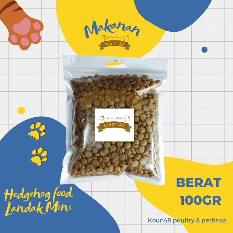Makanan Landak Mini Hedgehog food
