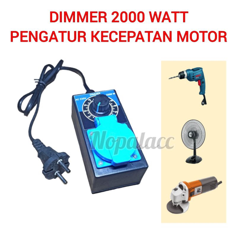 Alat pengatur kecepatan bor gerinda dinamo jingsaw kipas 2000 watt Dimmer