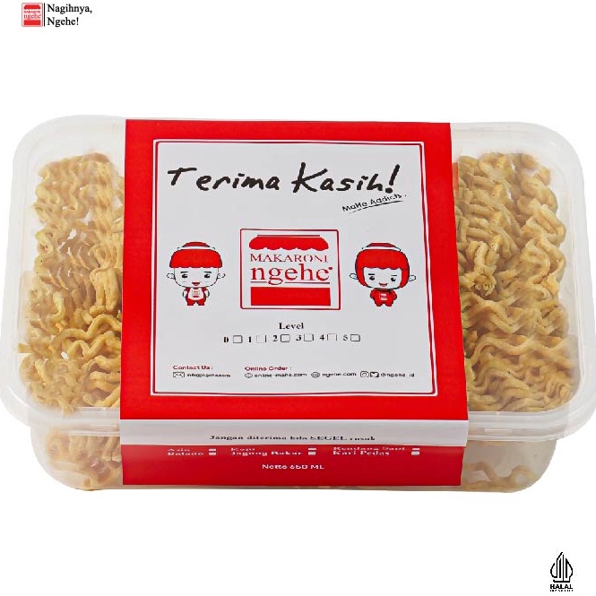 

vn Best Makaroni Ngehe Mie Kriuk Kemasan Toples Reguler Y34