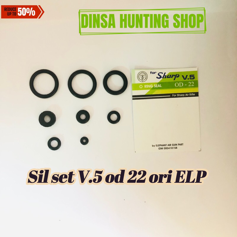 sil set V.5 od 22 original ELP - sil set ori isi 8