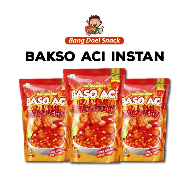 

Basranger - Bakso Aci Instan Extra Pedas 230g