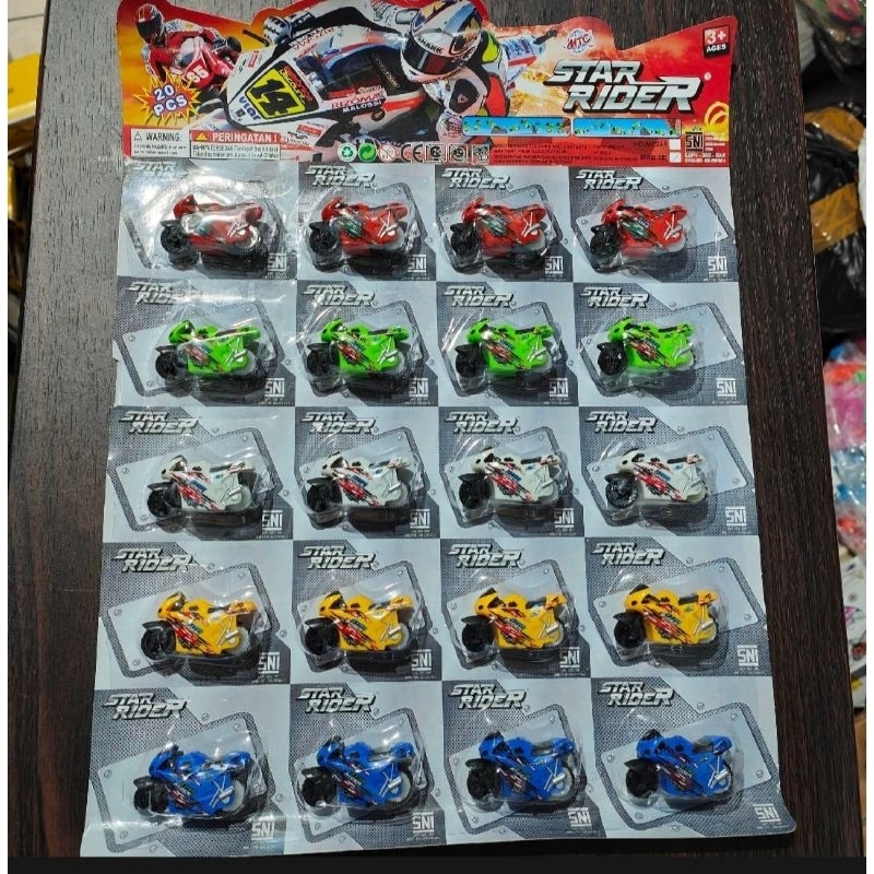 20 Pcs Motor Mab Se Star Rider Spin Go