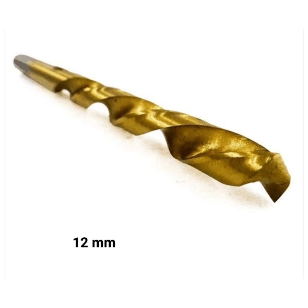 Mata Bor Besi Baja 8 mm Mata Bor Kayu Kuning Putih High Speed Steel Drill