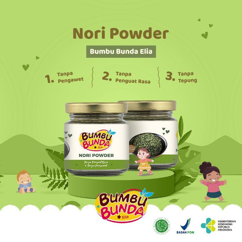 

Bumbu Bunda by Elia Nori Powder / Bumbu anak Non MSG / Bumbu MPASI