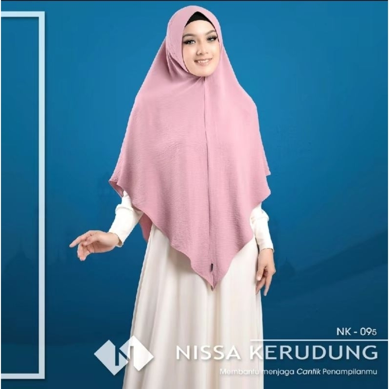 Khimar Syar'i crinkle airflow - hijab instan