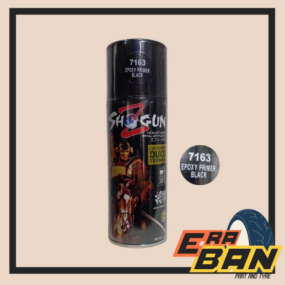 Cat semprot Shogun Z  - 7163 Epoxy Primer Black DUCO (Cat Semprot Dasar Warna Hitam) 400CC