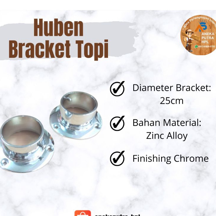 Huben Bracket Pipa Topi//