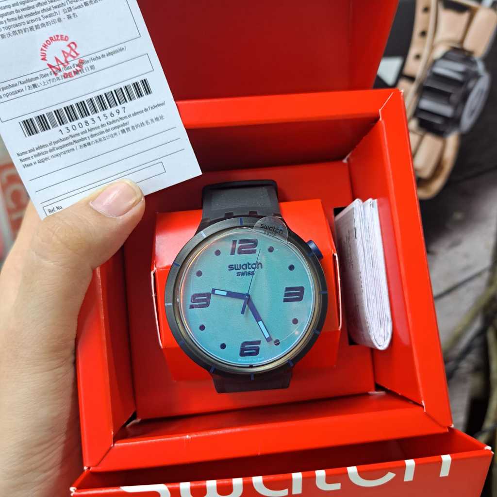 Swatch SO27B121 Big Bold Jam Tangan Original