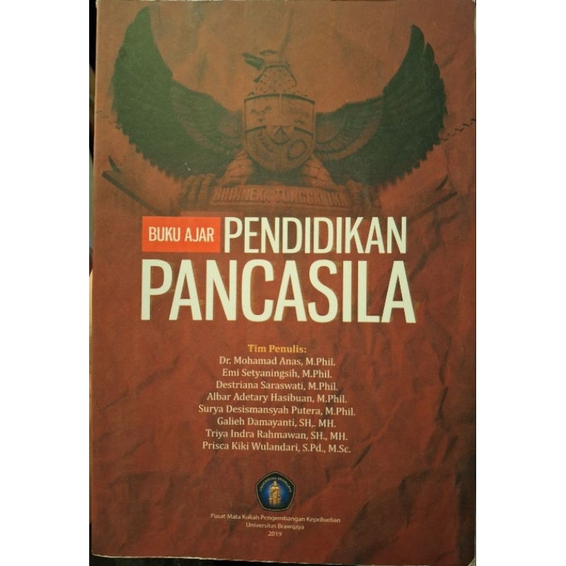 Buku Ajar Pendidikan Pancasila Universitas Brawijaya
