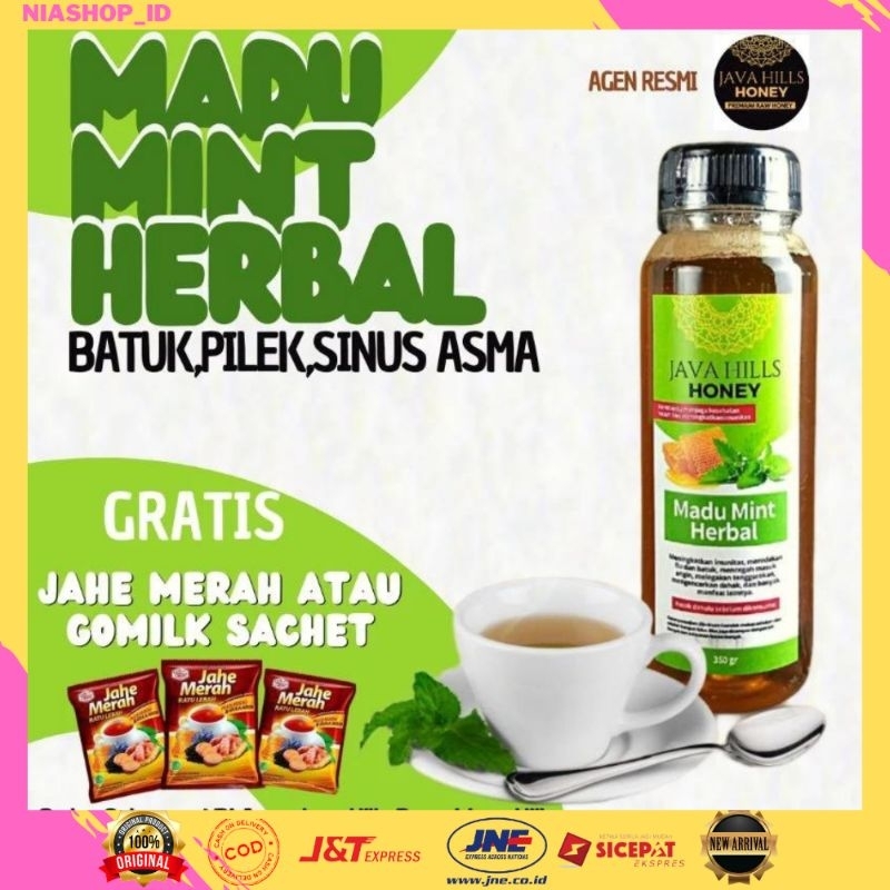 

JAVA HILLS MADU Mint Herbal Alami Asli 100%