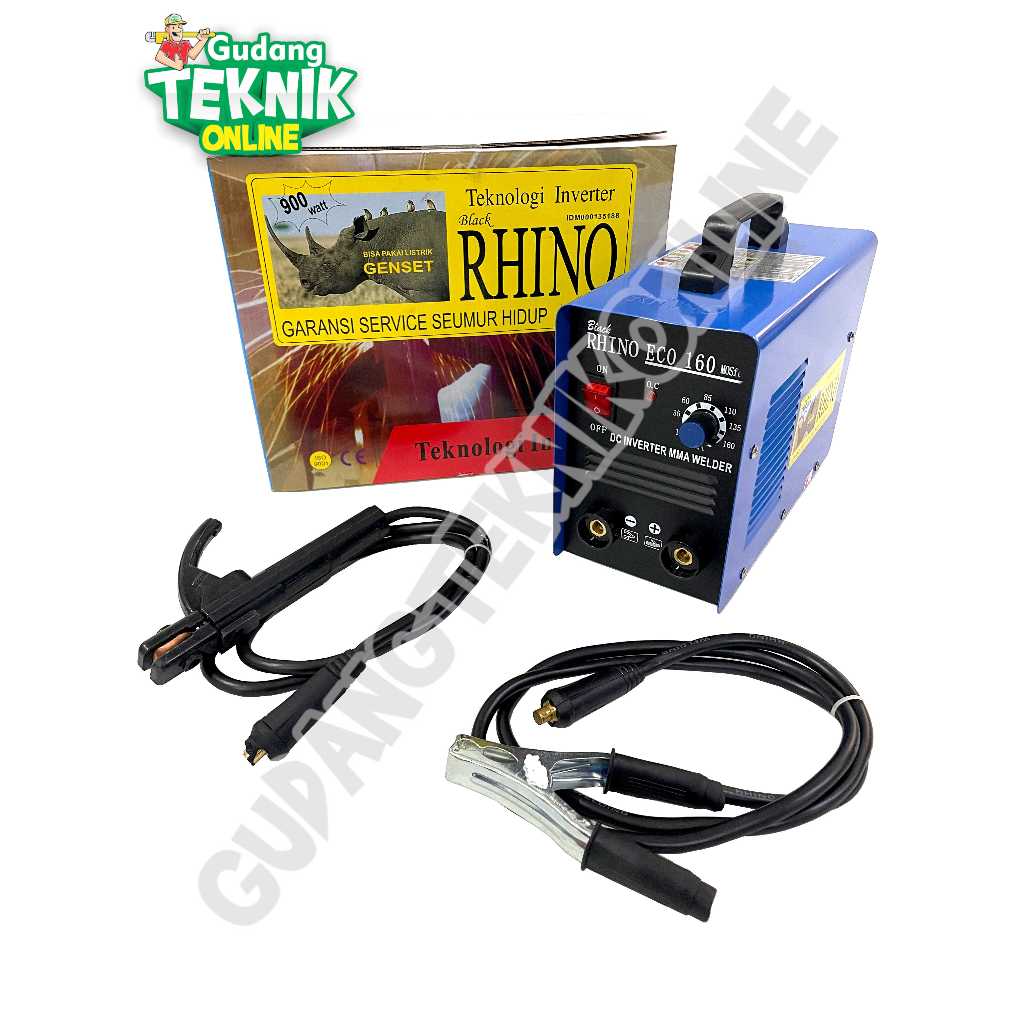 Mesin Las Travo Inverter 900W ECO 160A RHINO / DC Inverter MMA Welder 900 Watt Trafo Las RHINO ECO 1