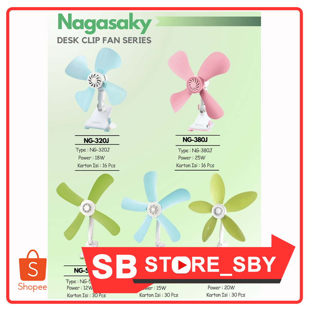 NAGASAKY Kipas Angin Jepit Mini Kipas Jepit