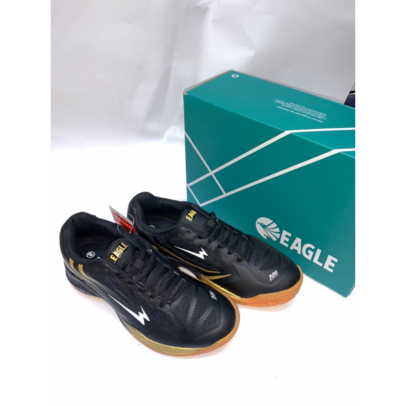 EAGLE AERO SHAPE - BLACK GOLD - Sepatu Badminton - Sepatu Olahraga For Unisex