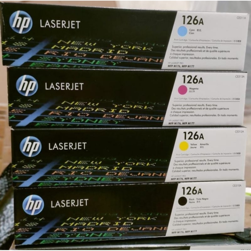 toner color hp 126a