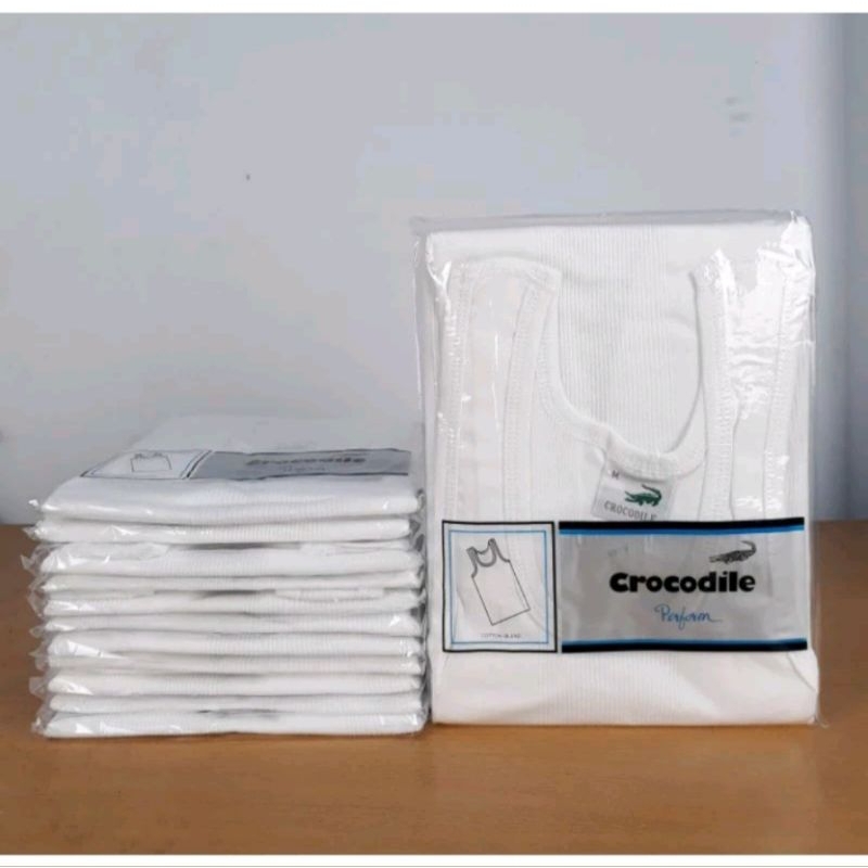 (3 pcs) Singlet Crocodile | Kaos Dalam Pria Crocodile