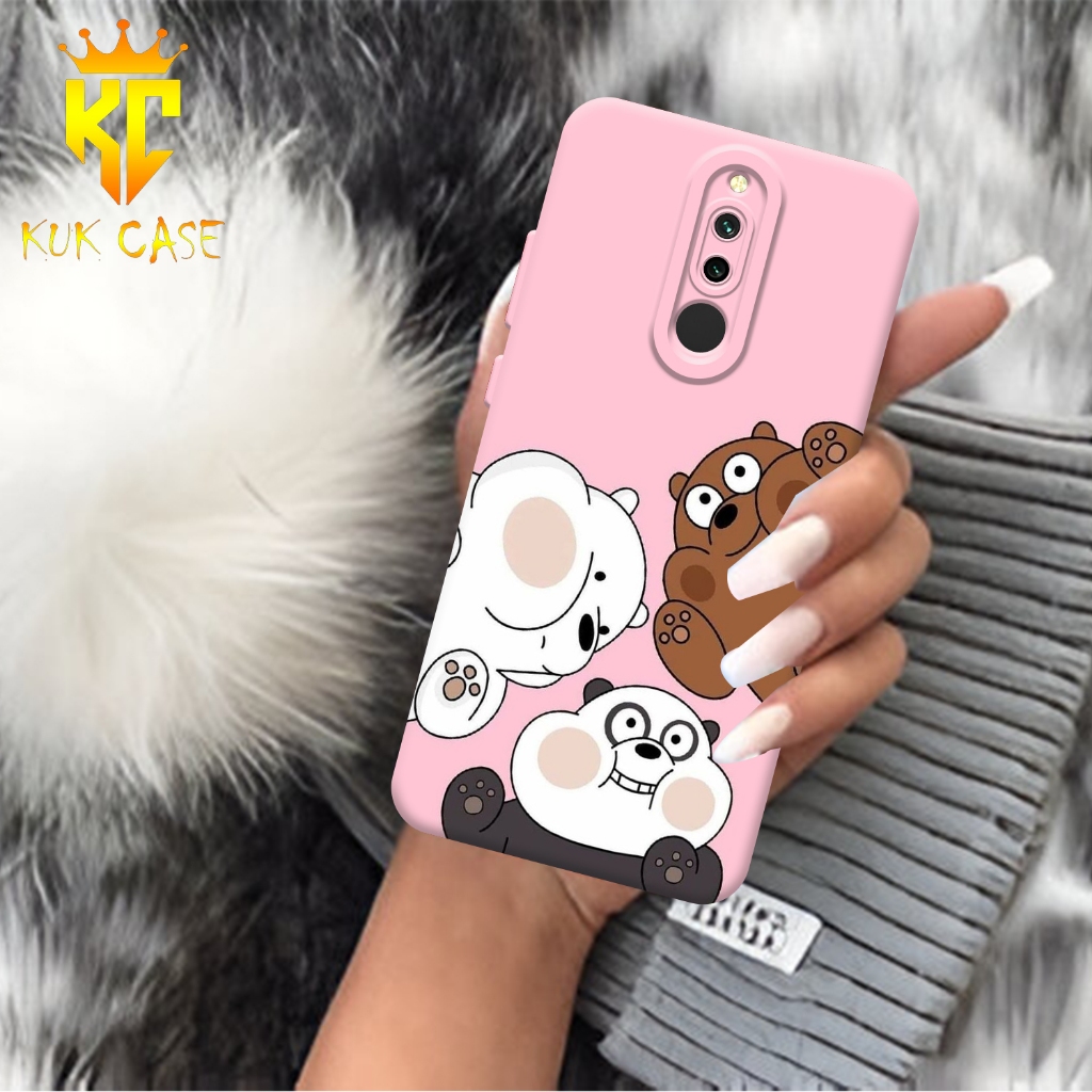Case REDMI 8 Motif Aesthetic Bahan Softcase silicon Lentur - Skin /  Casing Handpone